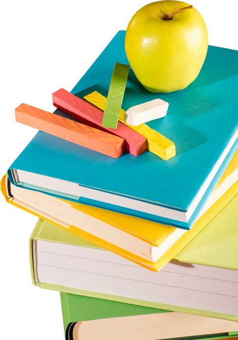Back to School Books and Apple